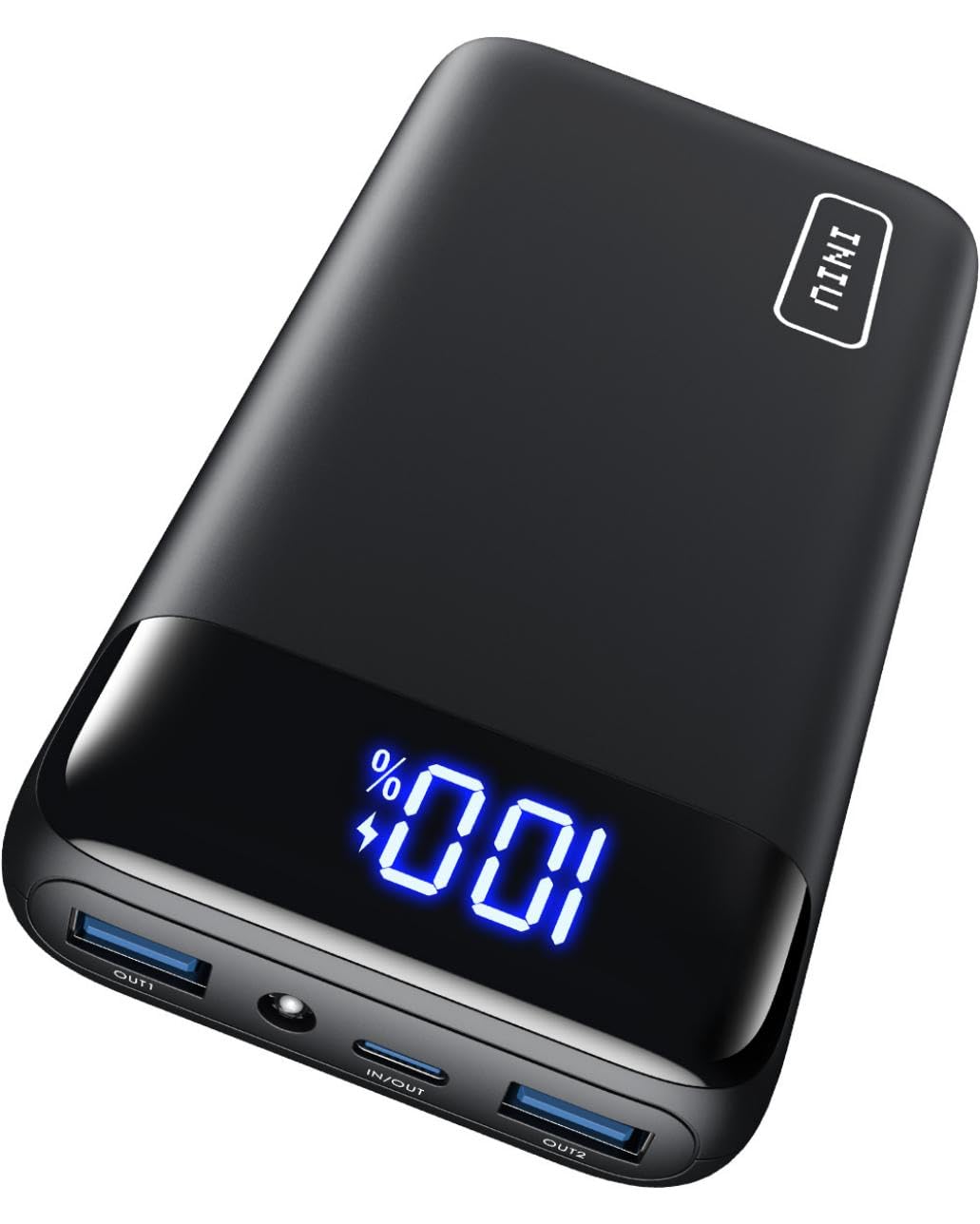 INIU Power Bank, 22,5W USB C Snel Opladen 20000mAh Kleine Powerbank, PD 3.0 + QC 4.0 Draagbare Oplader met LED-display Zaklamp Compatibel met iPhone 15 14 13 12 Pro Max Samsung S23 S22 iPad Xiaomi