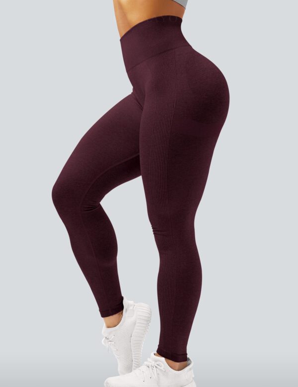 ZAAYO Compressie sportlegging voor dames, yoga, fitness, sportbroek, ondoorzichtige scrunch butt yogabroek, naadloos - Image 2