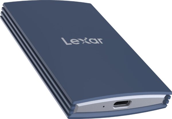 Lexar 2TB Armor 700 Portable SSD, Up to 2000MB/s, USB 3.2 Gen 2x2, Rugged, IP66 Water & Dust Resistance, Compatible w/iPhone 15, Cameras, Gaming Consoles, External SSD, Dark Blue (LAR700X002T-RNLNU)