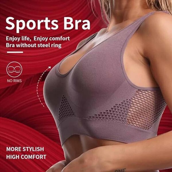 Women's sports bras, Workout Yoga Crop Tank Top Fitness Active Running Bras, Sports Bra for Women No Underwire Full Support - Image 2