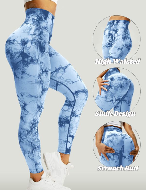 ZAAYO Compressie sportlegging voor dames, yoga, fitness, sportbroek, ondoorzichtige scrunch butt yogabroek, naadloos - Image 3